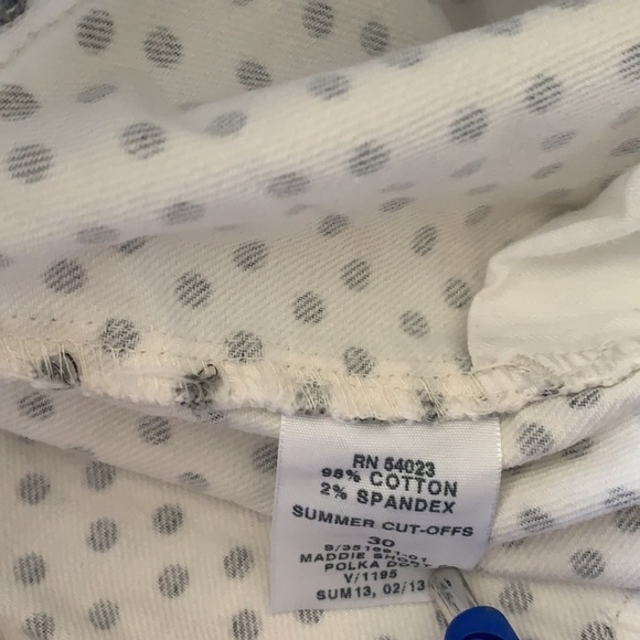 Gap Summer Cut Offs Polka Dot Shorts 30 - Picture 5 of 6